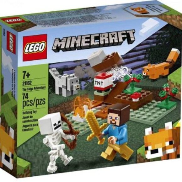 LEGO 21162 Minecraft The Taiga Adventure 74 Piece Building Play Set Damaged Box - Picture 1 of 6